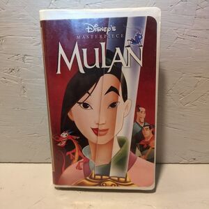 Disney Mulan VHS Video Tape Masterpiece Collection Clamshell